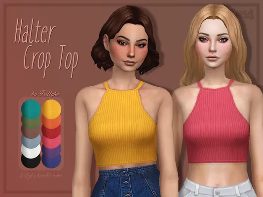 Halter Crop Top
