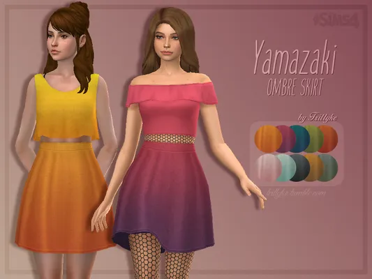 Yamazaki Ombre Skirt