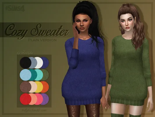 Cozy Sweaters & Thigh-High Socks