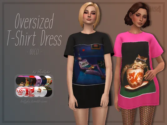 Oversized T-Shirt Dress (Gucci)