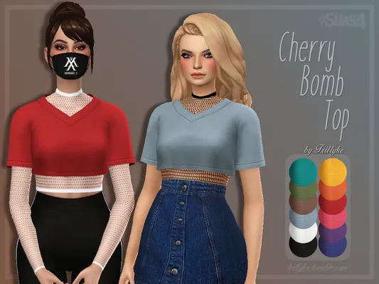 Cherry Bomb Top & Accessory Fishnet Tops