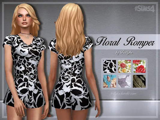 Floral Romper