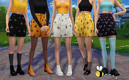 Bee Lover Skirt #simmerssavethebees