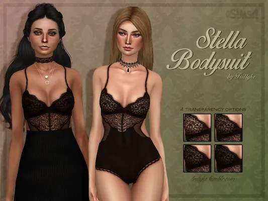 Stella Bodysuit10.000 Followers Gift ( non-HQ   &   HQ )