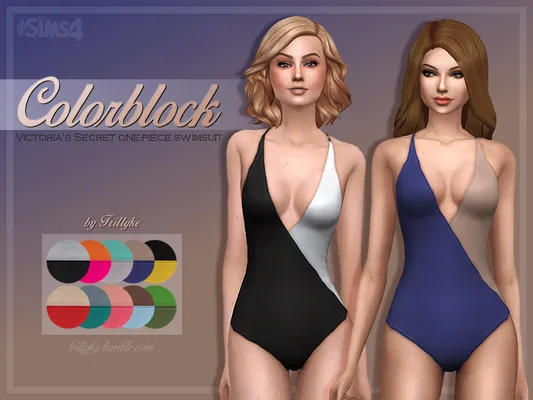 Colorblock One-Piece Swimsuit by Victoria’s Secret