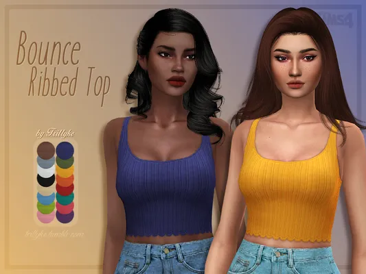 Bounce Ribbed Top