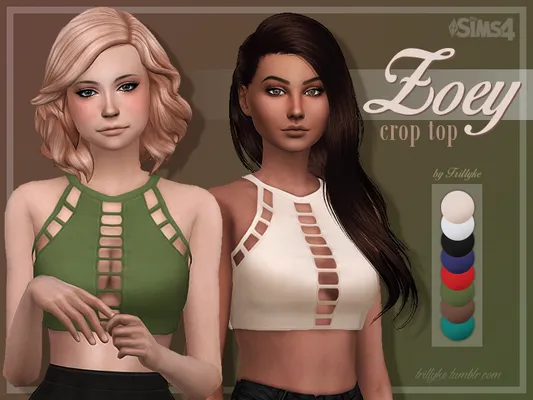 Zoey Crop Top  -  5,000+ Followers Gift