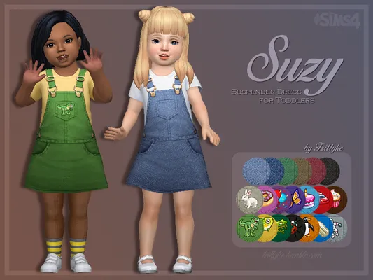 Suzy Suspender Dress for Toddlers - Followers Gift