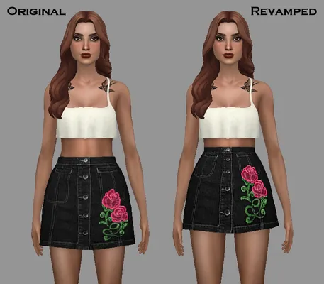 Revamped version of my Denim Skirts - Tumblr Exclusive