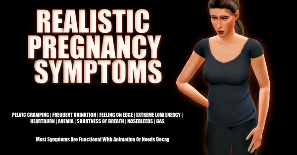 SIMS 4 REALISTIC PREGNANCY SYMPTOMS MOD