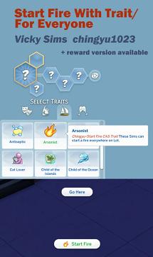 Arsonist Trait