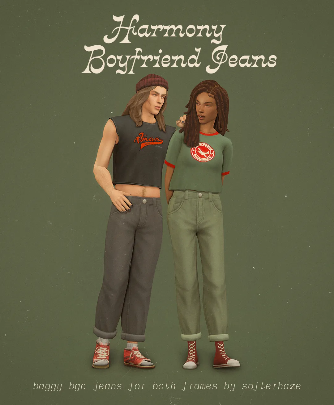 harmony boyfriend jeans;