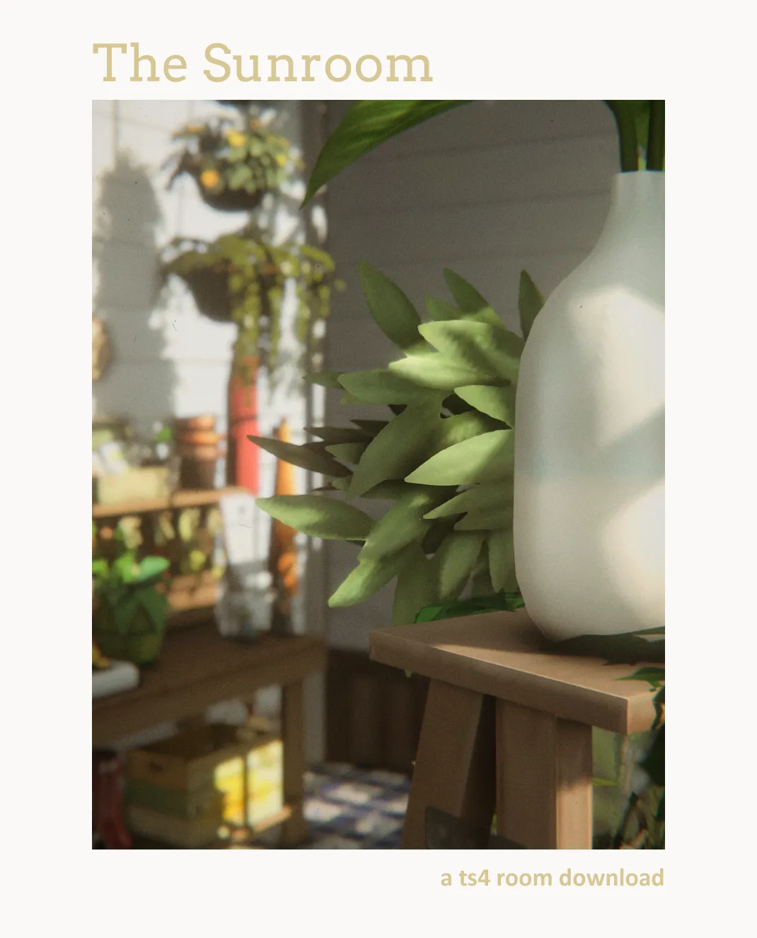 The sunroom
