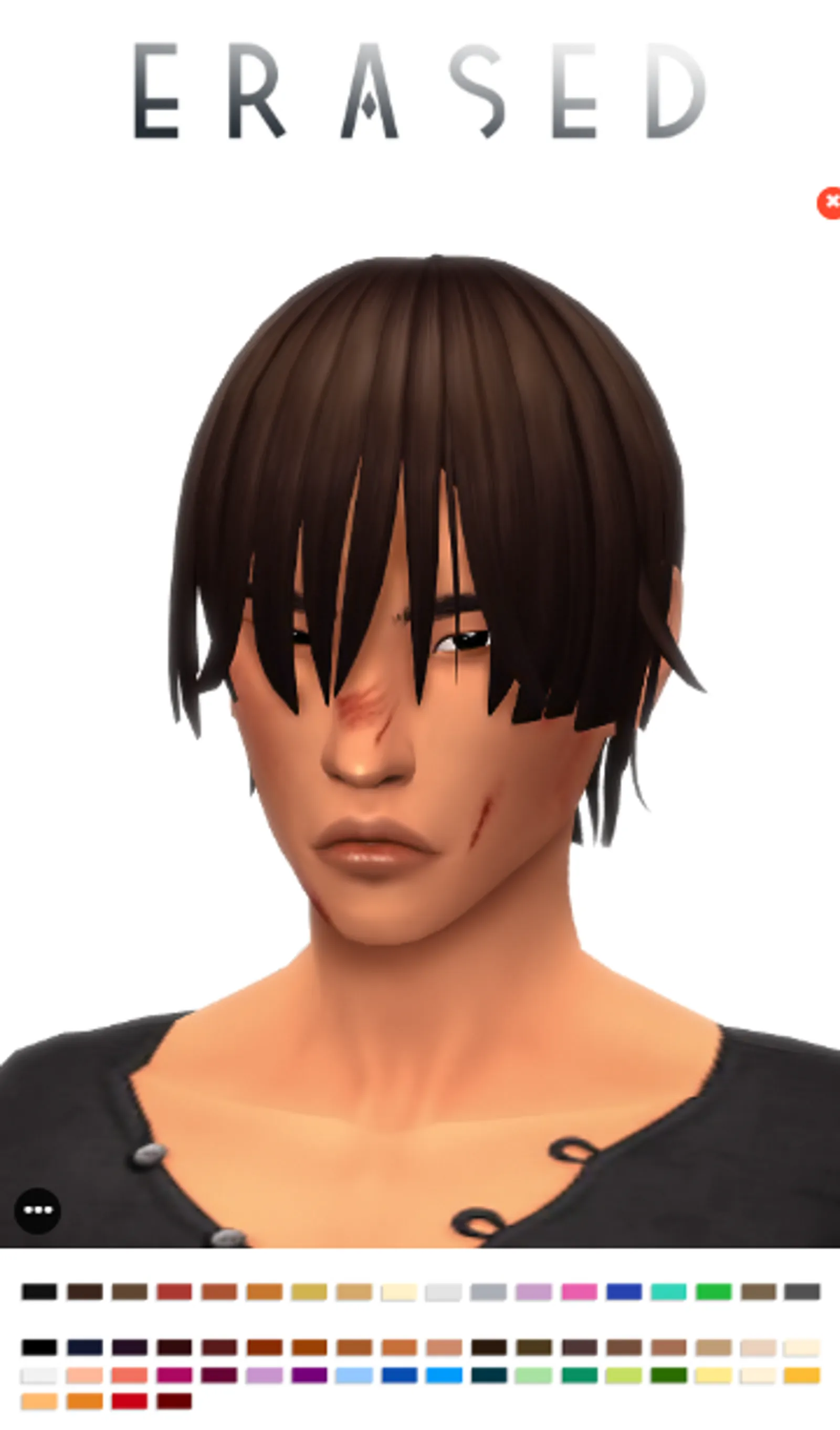 This character has too many hairstyles