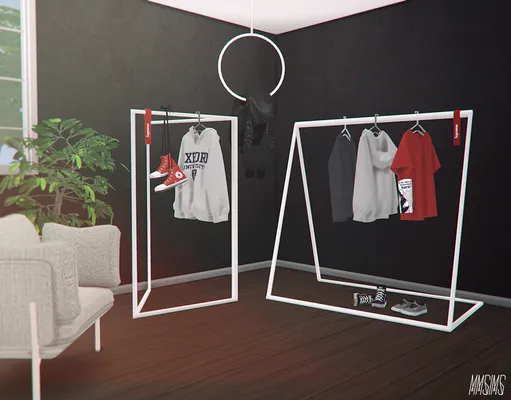 MMSIMS Clothes Rack Set