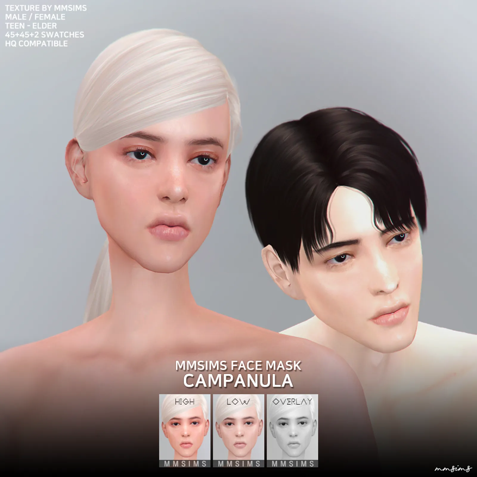 MMSIMS Face Mask Campanula Set
