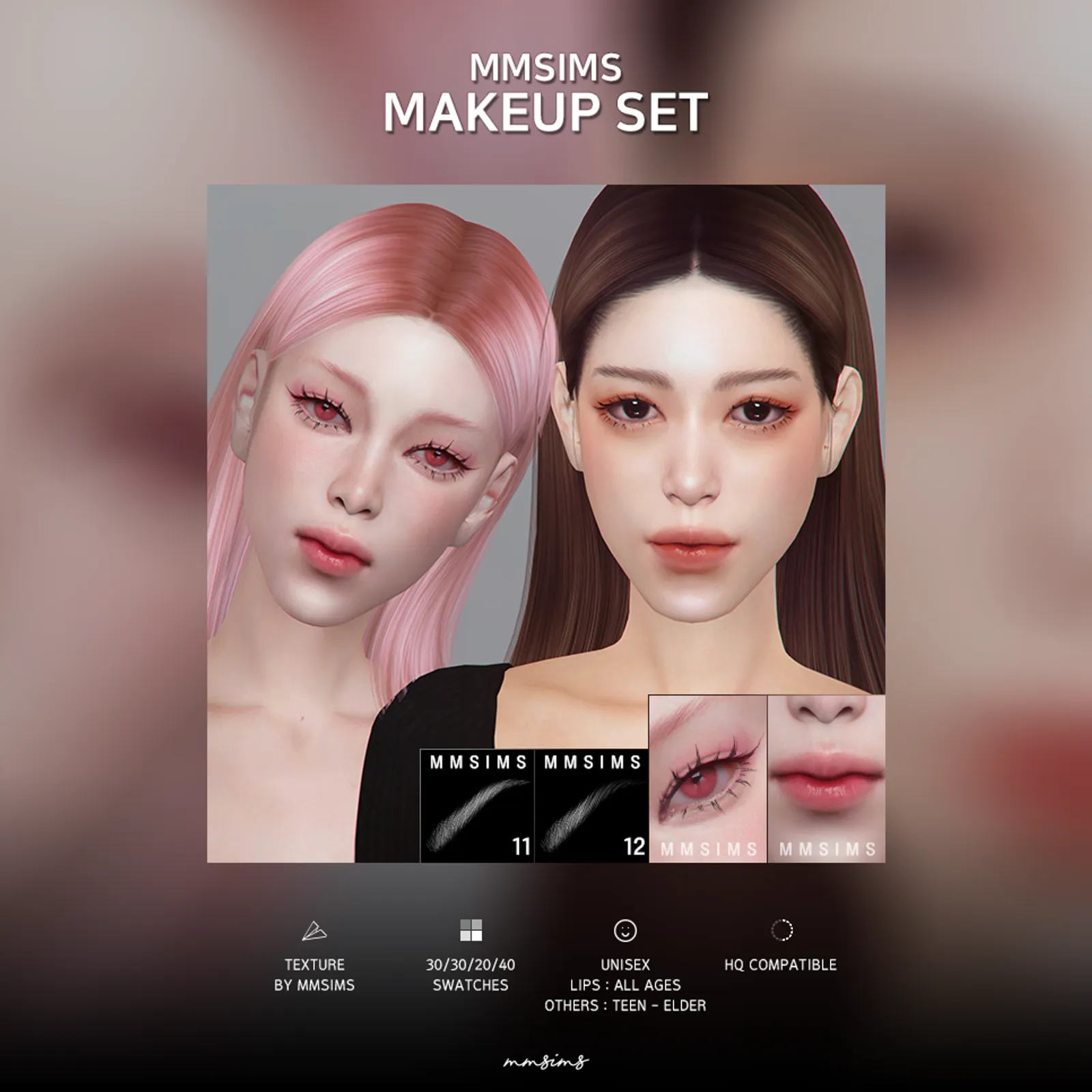 MMSIMS Makeup Set