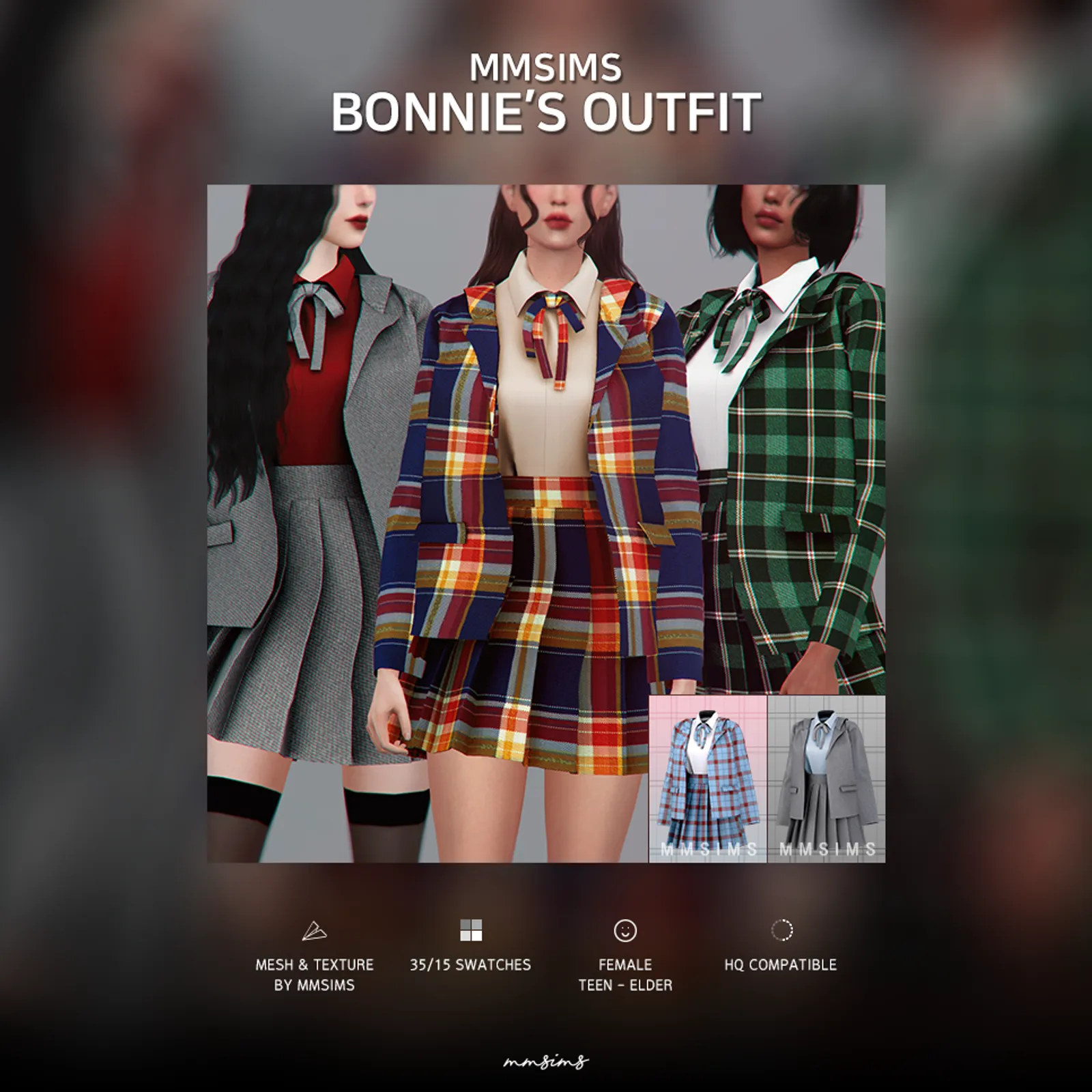 MMSIMS af Bonnie's outfit