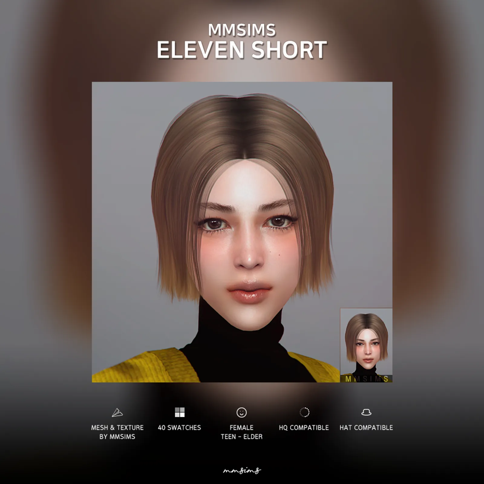 MMSIMS Hair Eleven Short