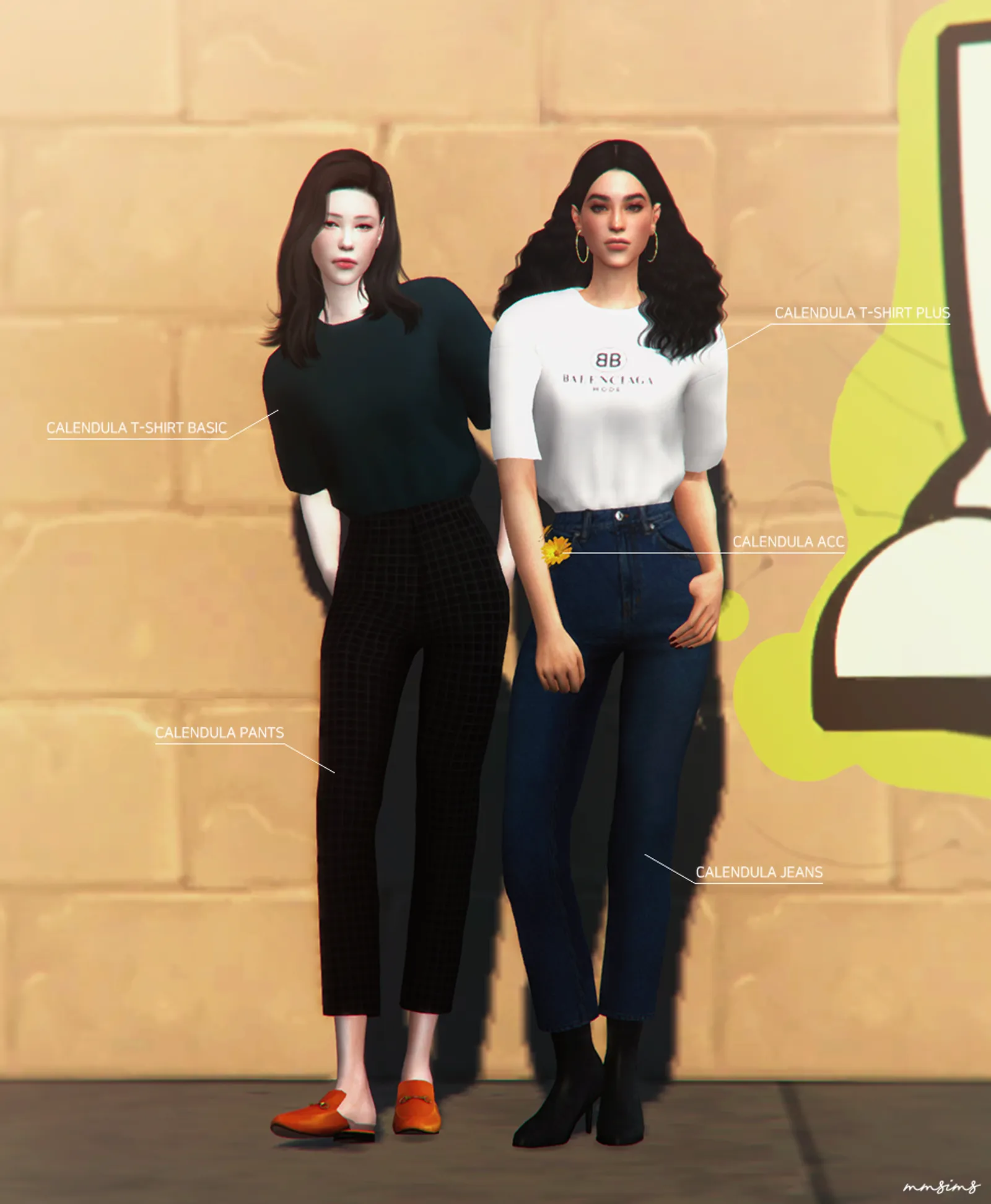 MMSIMS af Calendula Set