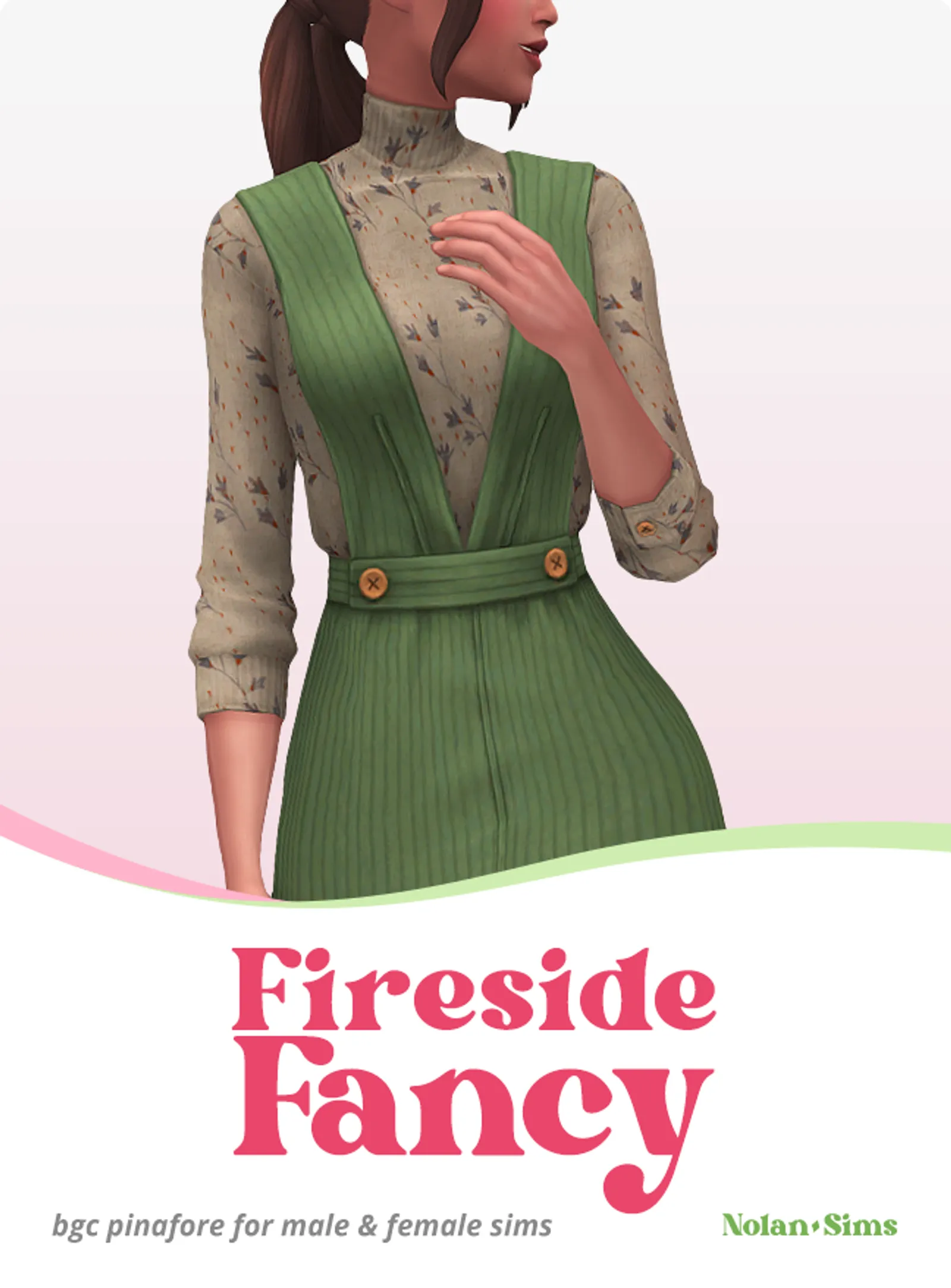 Fireside Fancy Pinafore