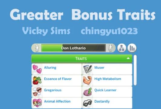 Greater Bonus Traits