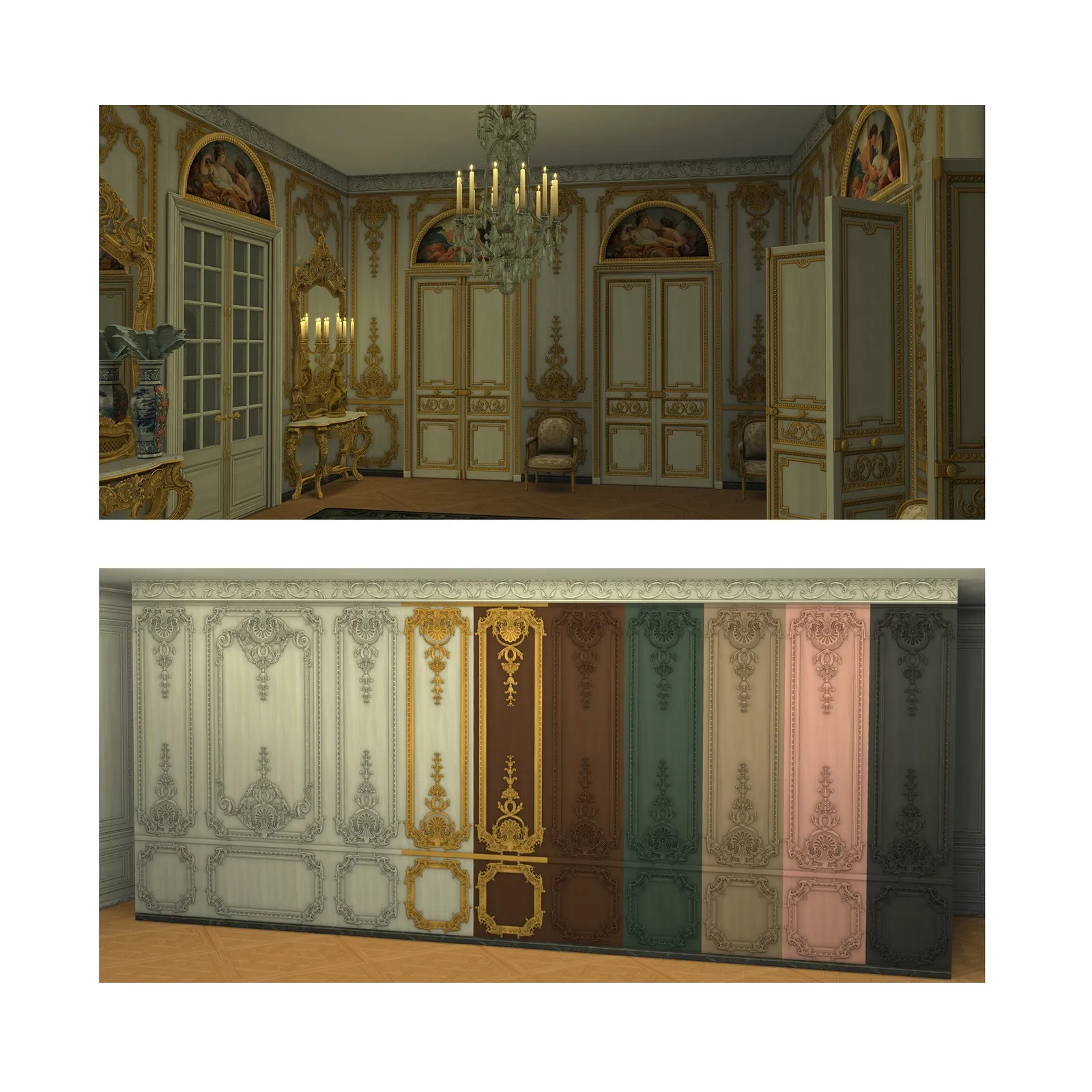 Louis XV Walls