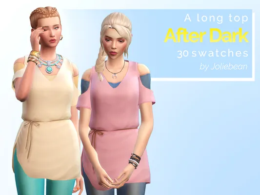 ? After Dark - a long top in 30 swatches ?
