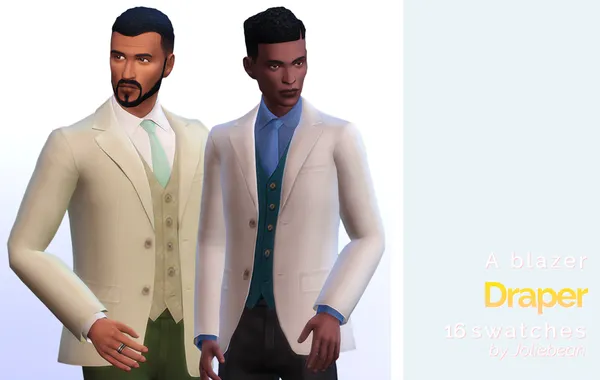 ? Draper - a blazer in 16 swatches ?