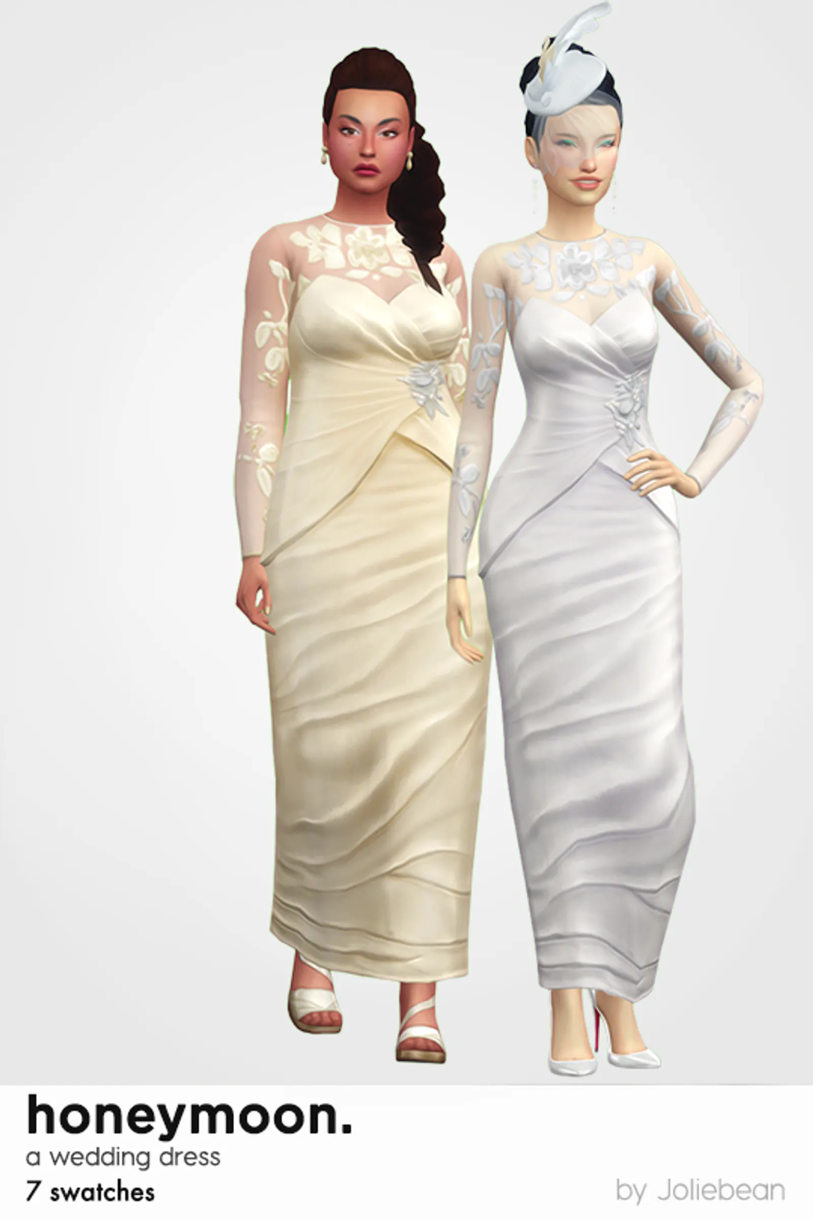 Honeymoon dress in 7 swatches by Joliebean