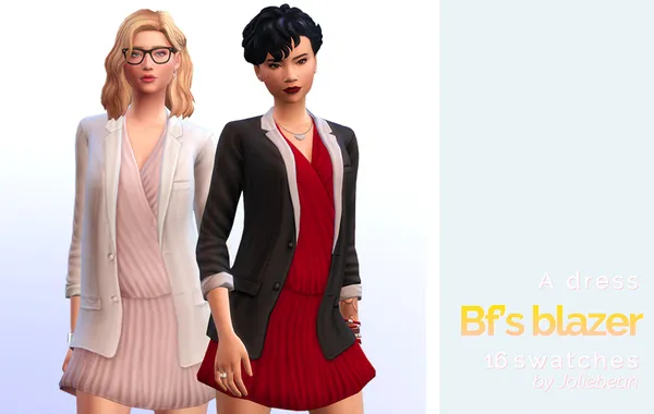 ? Bf’s Blazer - a dress in 16 swatches ?