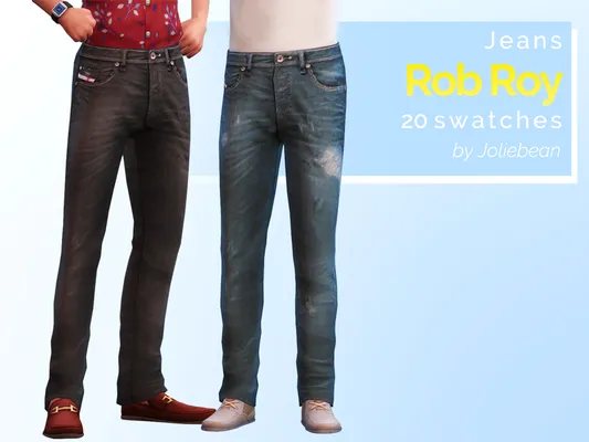 ? Rob Roy - jeans in 20 swatches ?