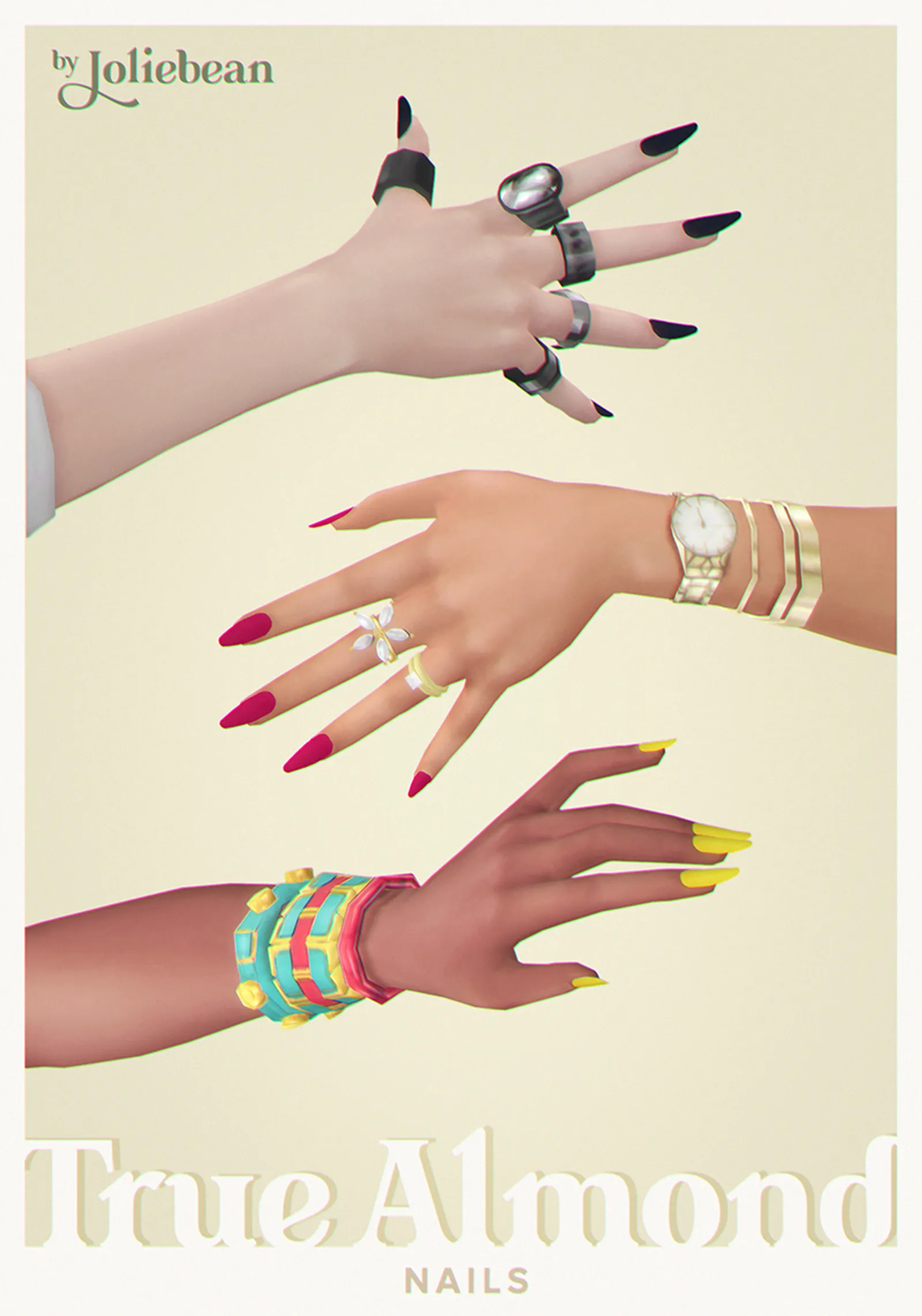 True Almond Nails by Joliebean