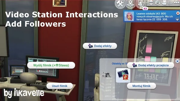 Video Station Interactions Add Followers