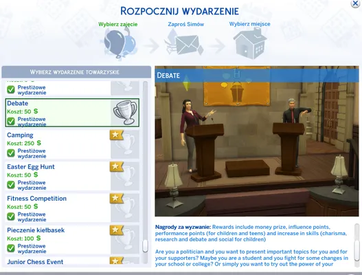 Debate Event