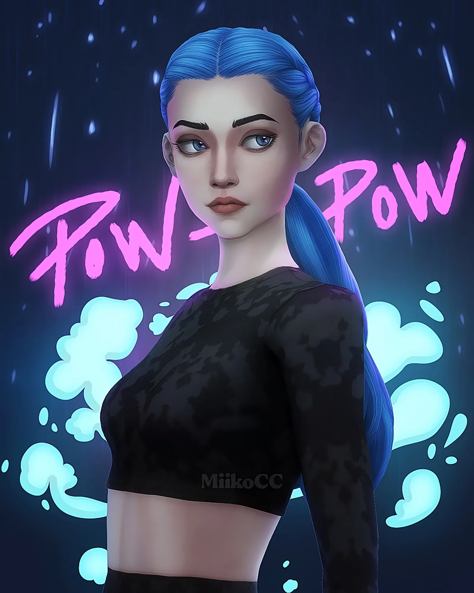 Powder set  Base-sim, eyebrows & eyeliner