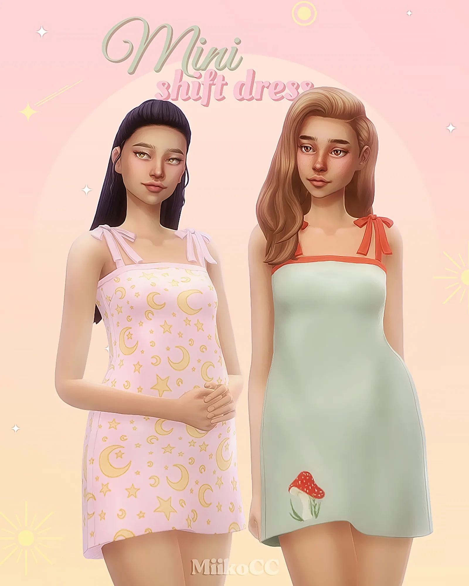 Mini shift dress