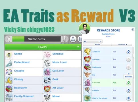 EA Traits As Reward
