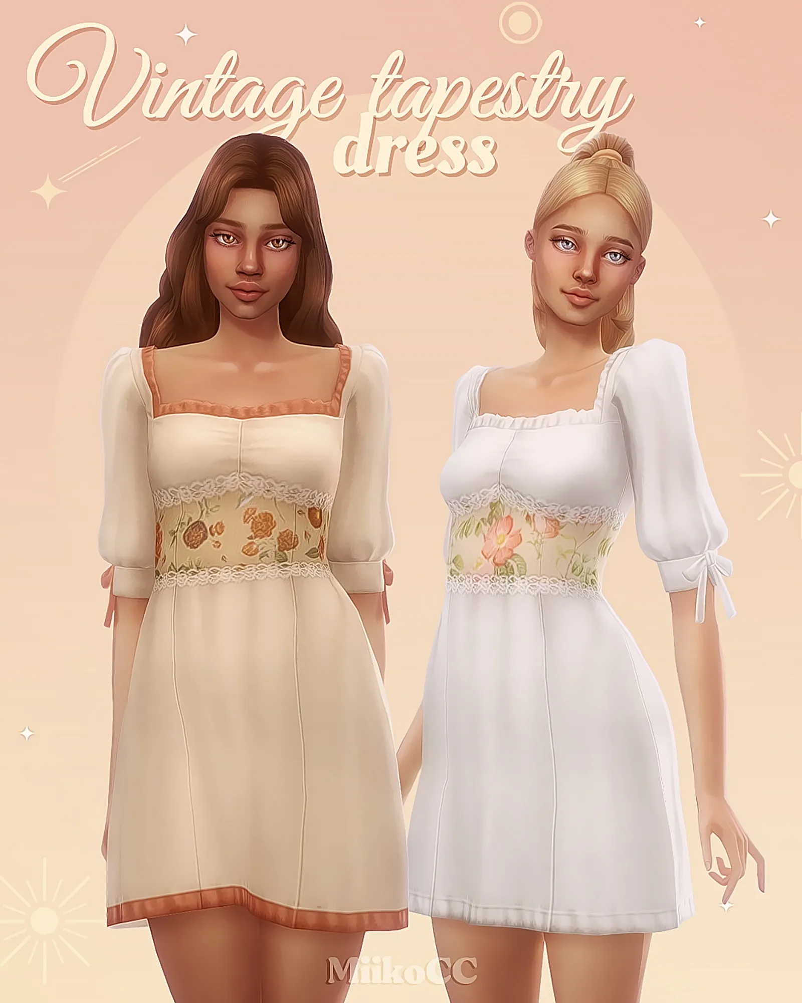 Vintage tapestry dress