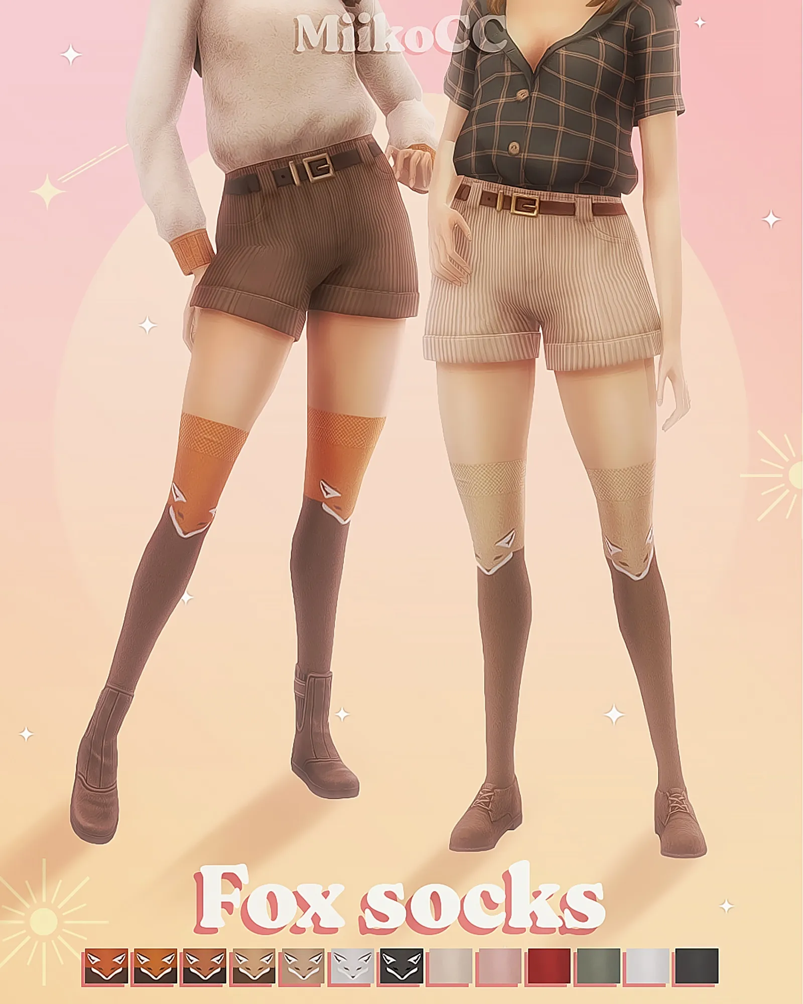 Knee-high fox socks ????