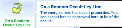 Random Occult Ley Line Lot Trait (With individual lot traits as well)