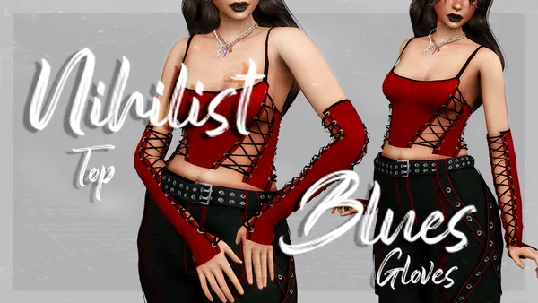 Nihilist Blues Top & Gloves