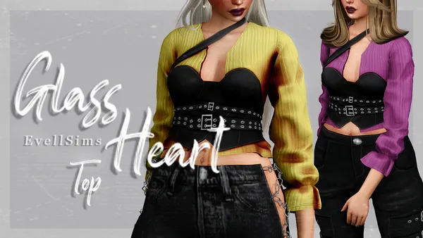 Glass Heart Top