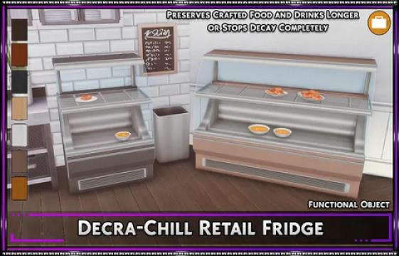 Decra-Chill Retail Fridge (Wood)