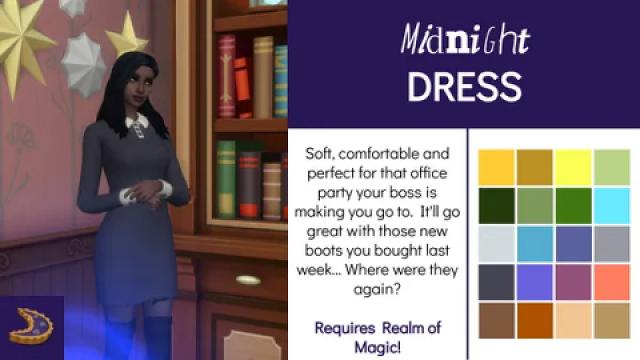 Midnight Dress - Realm of Magic Recolour