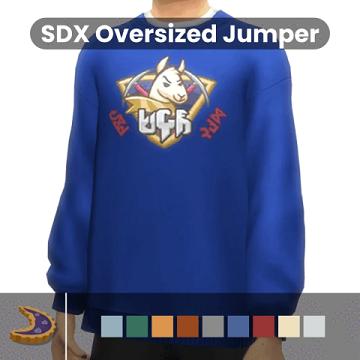 SDX Oversized Jumper | By Moontaart