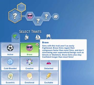 Brave Trait in CAS