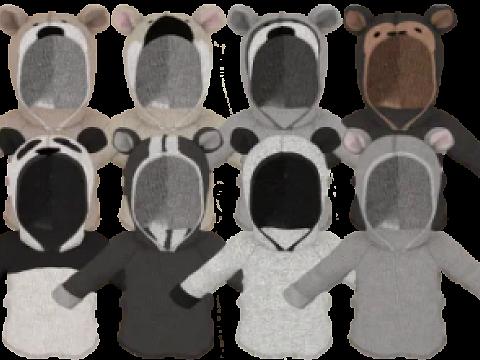 Sketchbookpixels Bear Up -  Infant Version - 3T4 ♥  10 Swatches  looks best with hairlines  toddler version - here...