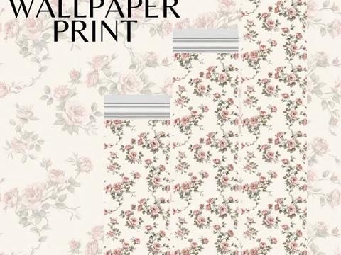 ROSE WALLPAPER PRINT | Lily-Valley Wallpapers