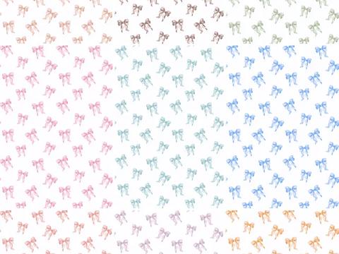 LITTLE BOWS WALLPAPER | 9 Swatches